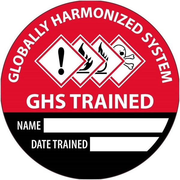 Nmc HARD HAT LABEL, GLOBALLY HH144R